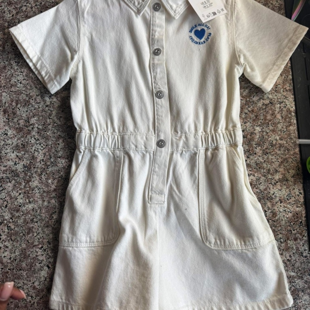 Stylish White Kids Dress